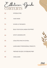 Load image into Gallery viewer, Beginners Esthetician Guide